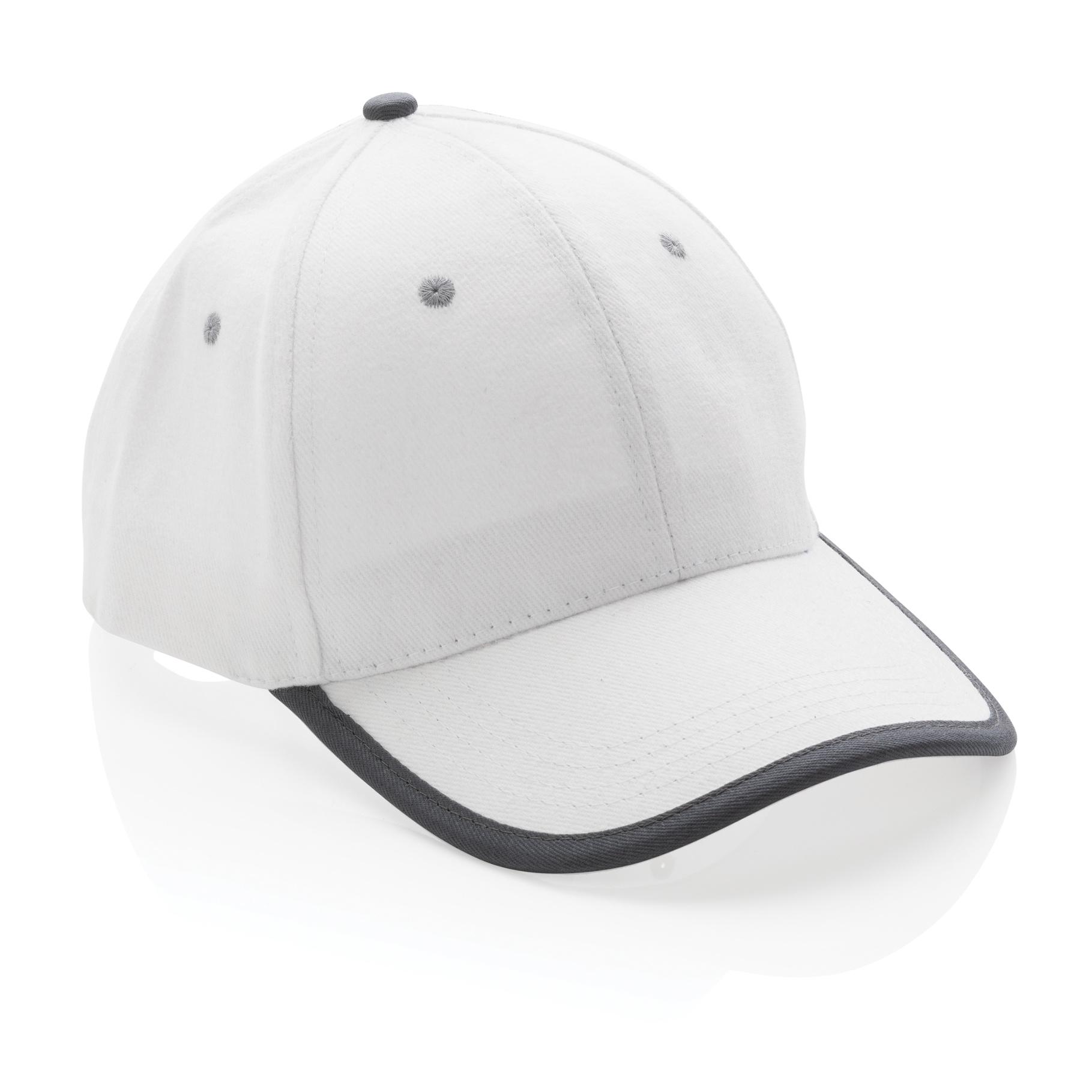 Casquette contraste 6 panneaux coton recyclé Impact AWARE™