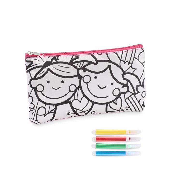 Trousse à crayons avec feutres KIDDO