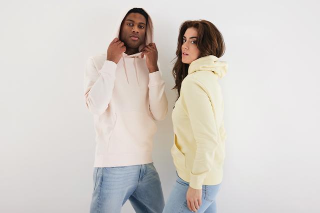 Sweater à capuche léger en coton recyclé Iqoniq Rila
