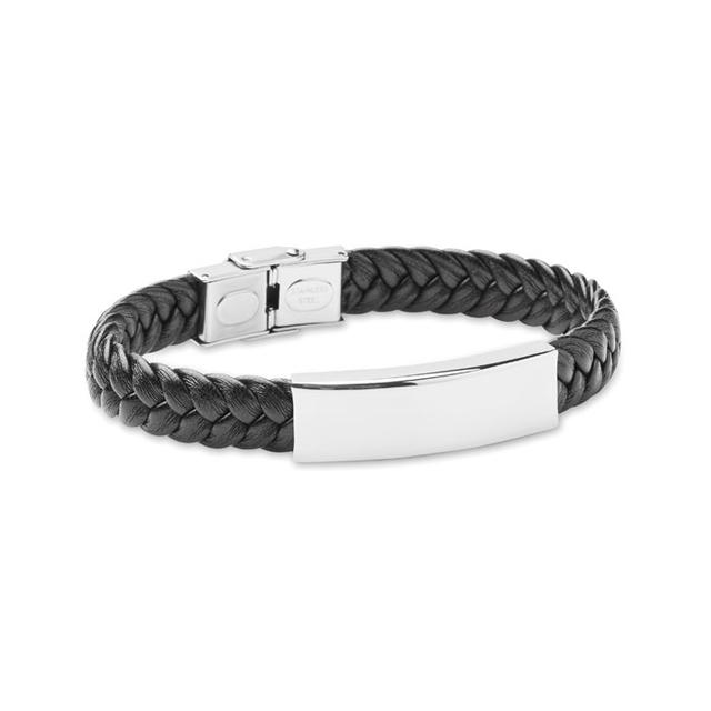 Bracelet tressé en simili cuir FAULET