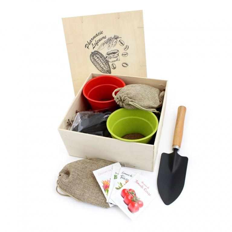 BOX JARDINAGE EN COFFRET BOIS