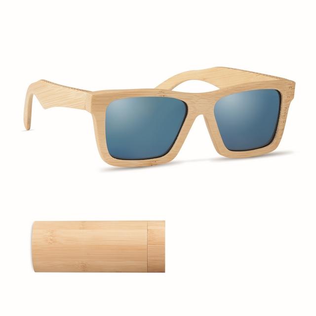 Lunettes de soleil étui bambou WANAKA