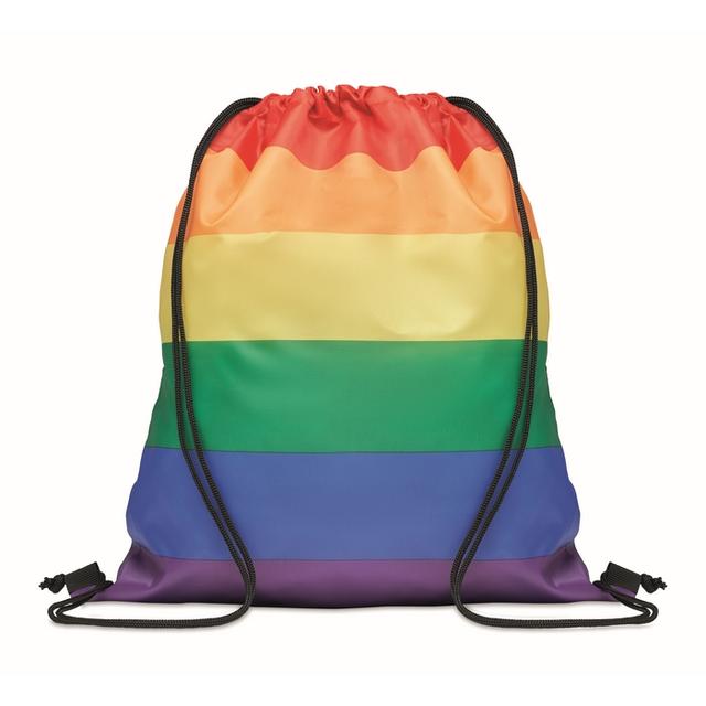 Sac à cordon arc-en-ciel  RPET BOW