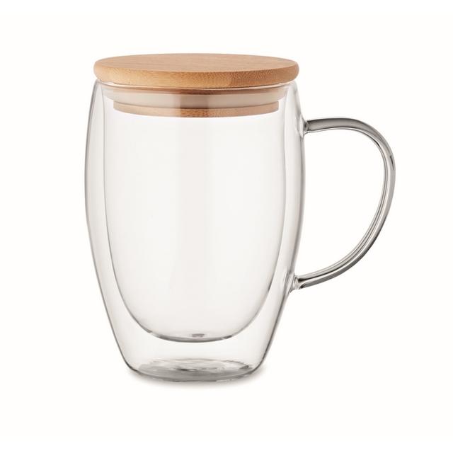 Mug en verre double paroi TIROL