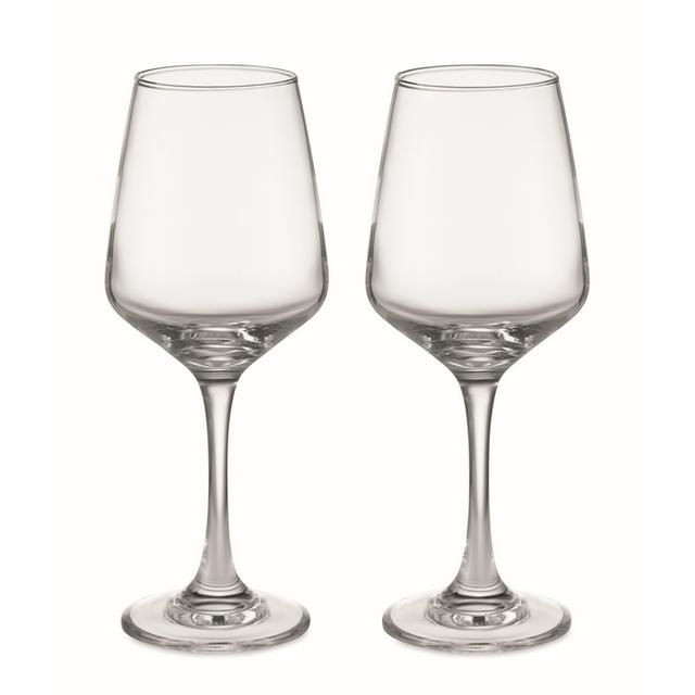 Ensemble de 2 verres à vin CHEERS