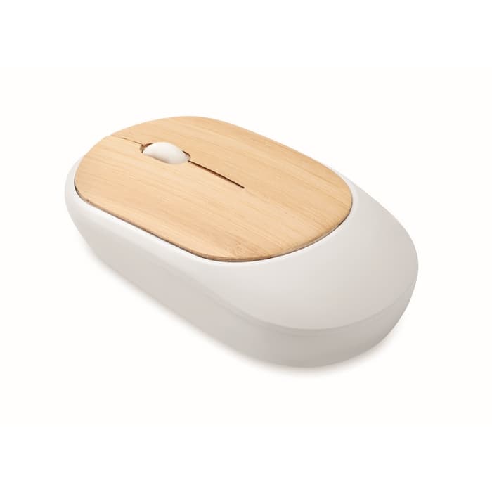 Souris sans fil en bambou CURVY BAM