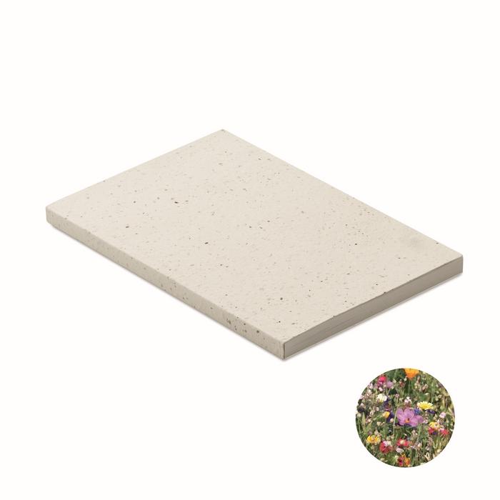 Carnet A5 couv. papier semence SEED BOOK