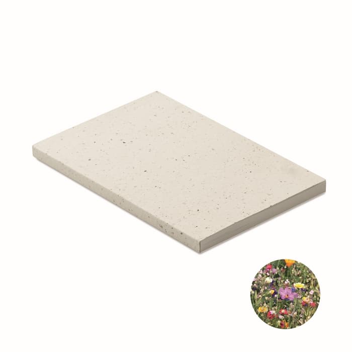 Carnet A5 couv. papier semence SEED BOOK