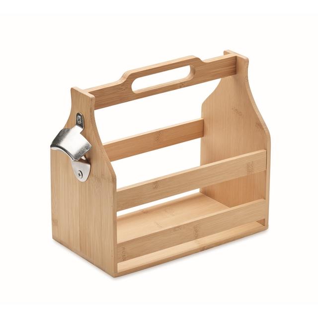 Caisse à bouteilles en bambou CABAS