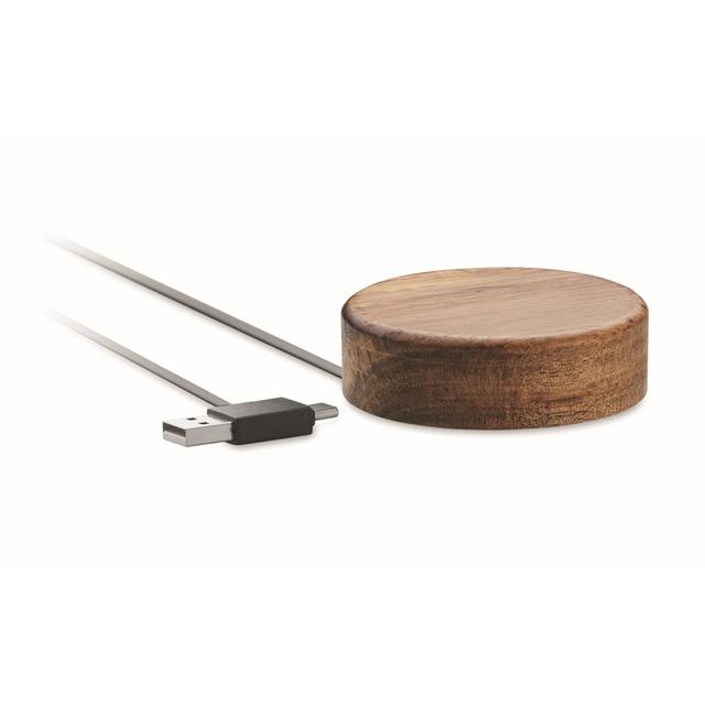 Chargeur sans fil en acacia ACALESS