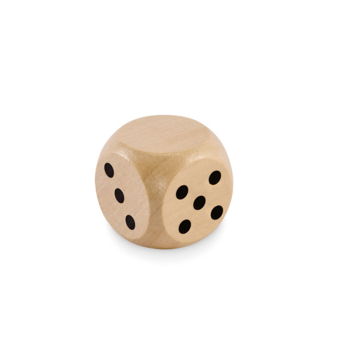 Dés en bois Schima 3cm DADIN