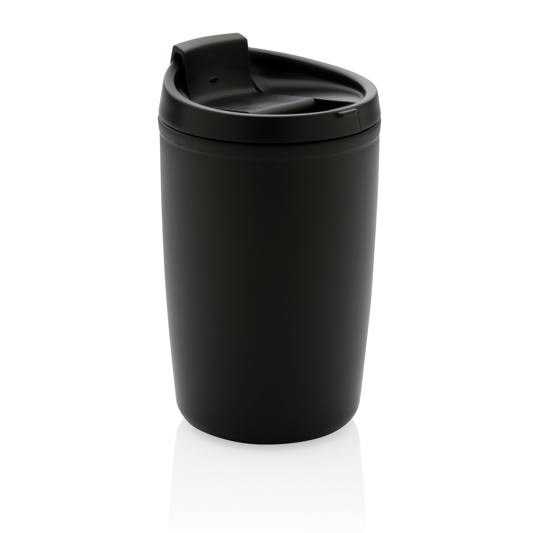 Mug en PP recyclé GRS avec couvercle à bascule