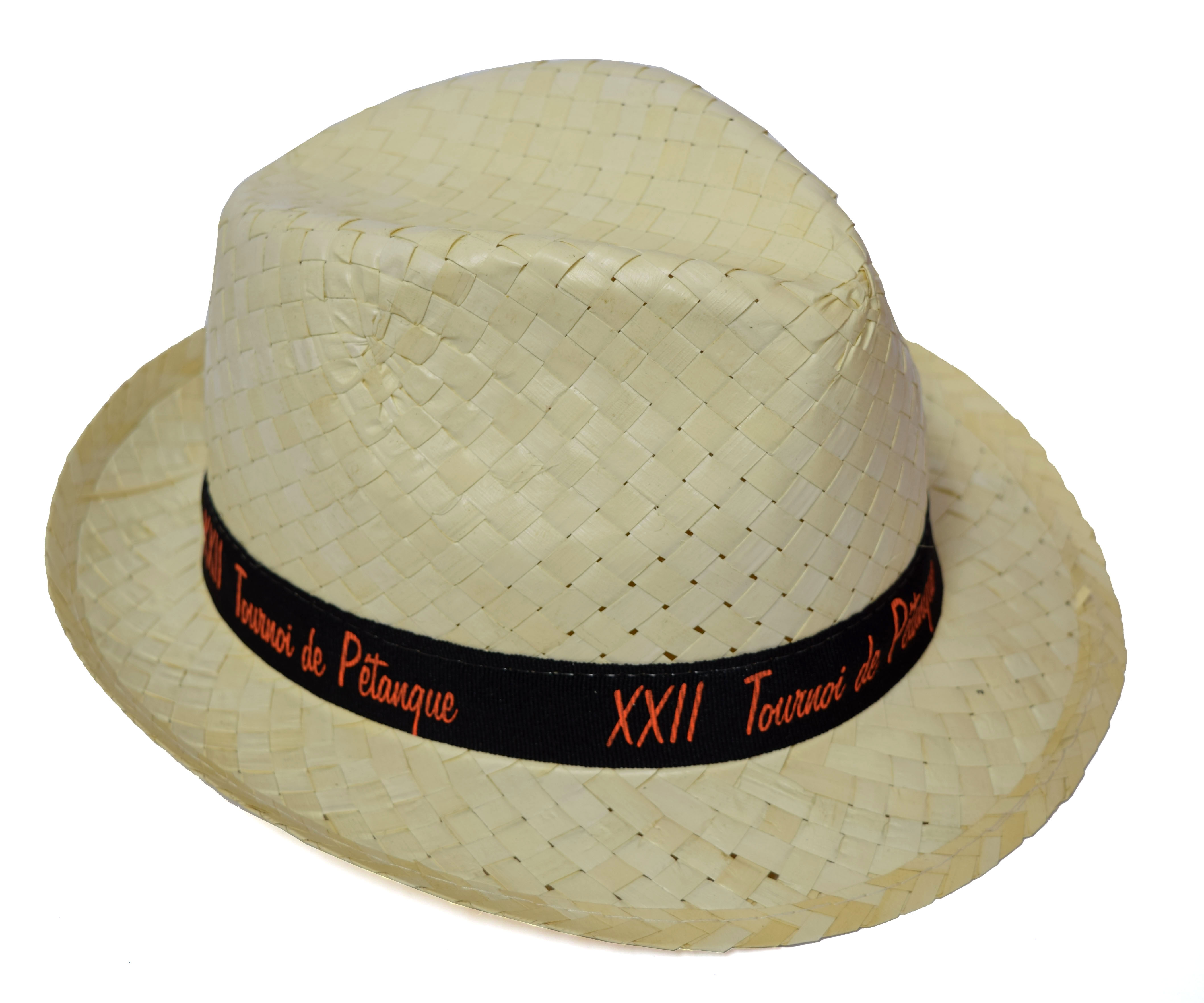 Chapeau tyrolien en paille