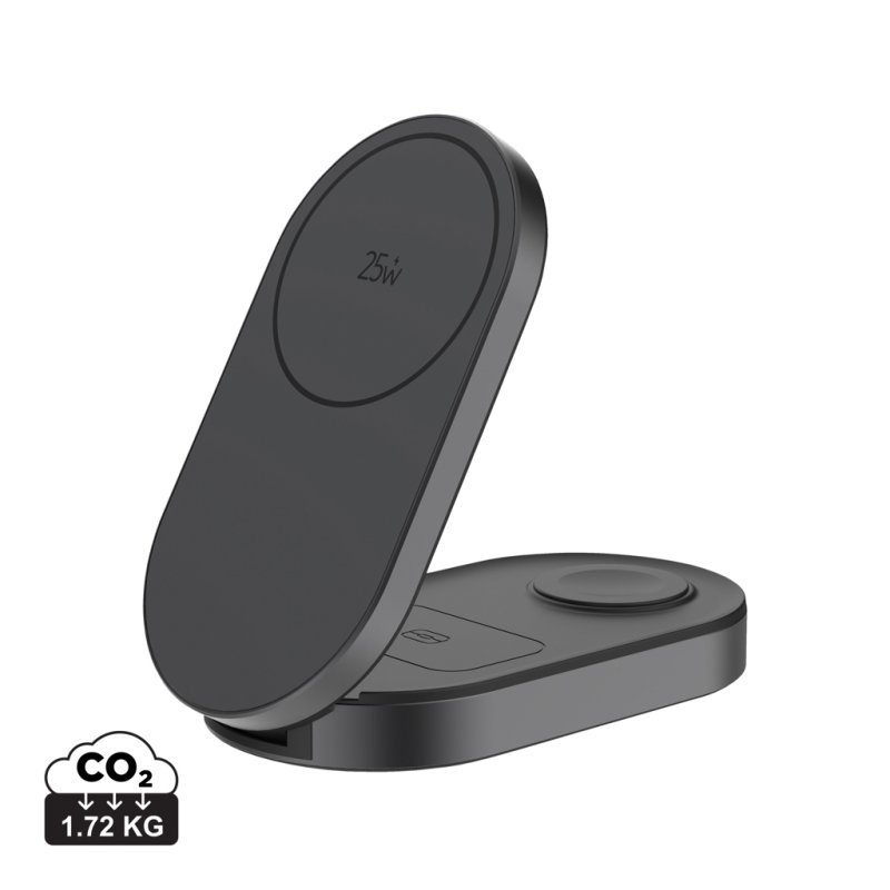 Chargeur 25W sans fil et pliable 3-en-1 Quantum