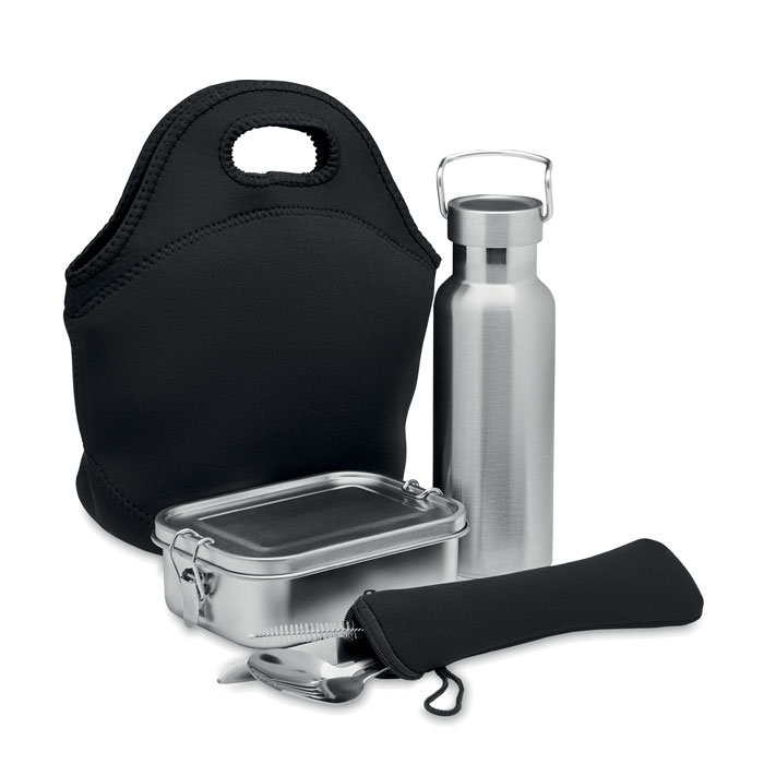 Set à déjeuner en acier inox. ILY