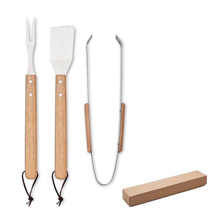 Set de barbecue en chêne SMOKEY