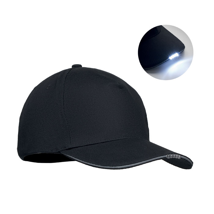 Casquette en coton LED à 5 pans LUZCAP