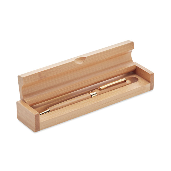Stylo bille coffret bambou ETNA