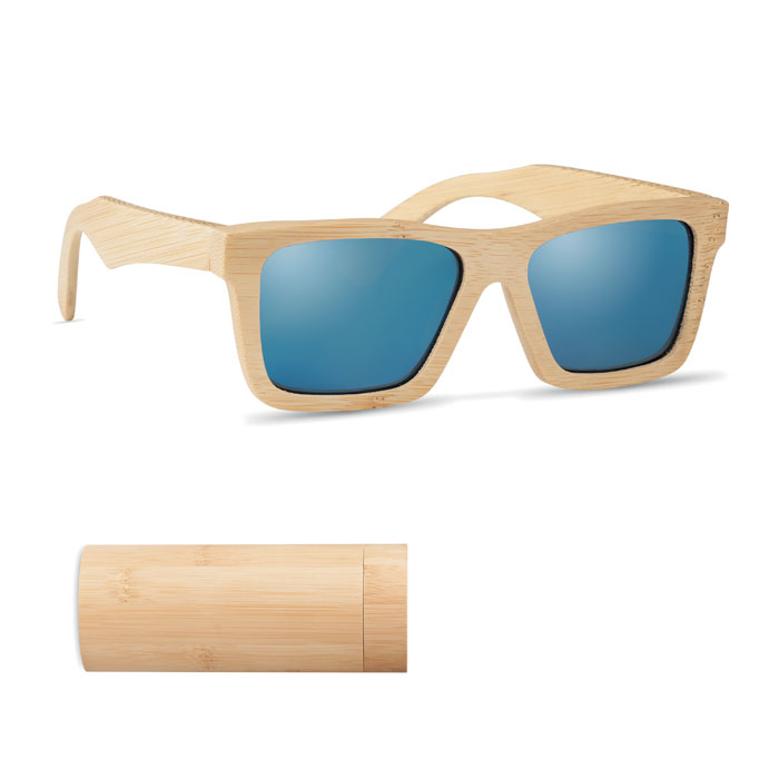 Lunettes de soleil étui bambou WANAKA