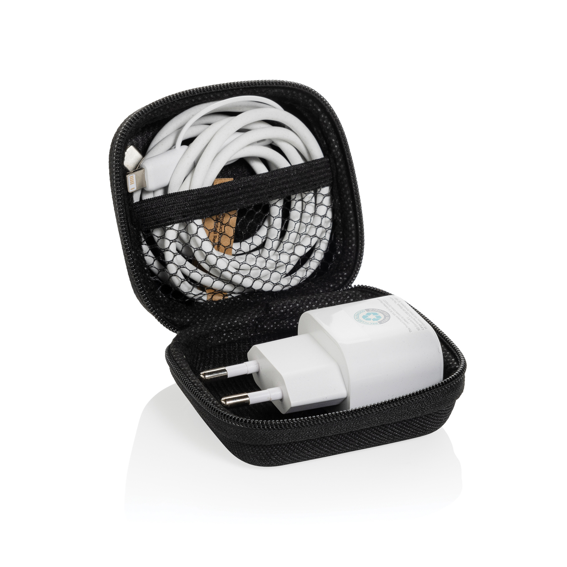 Set câble et chargeur 20W en PET recyclé RCS Boost
