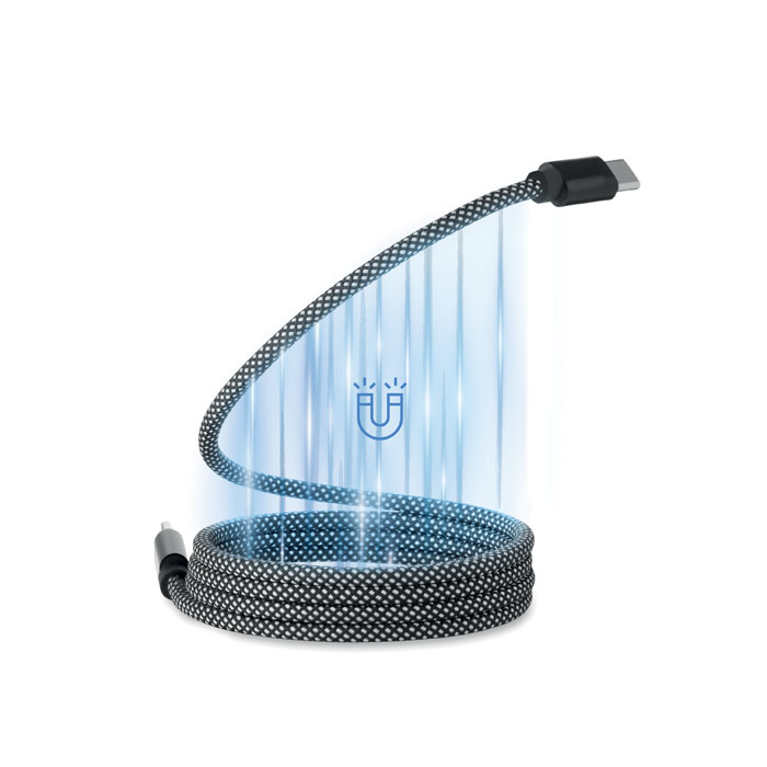 Câble magnétique en RPET BRAID
