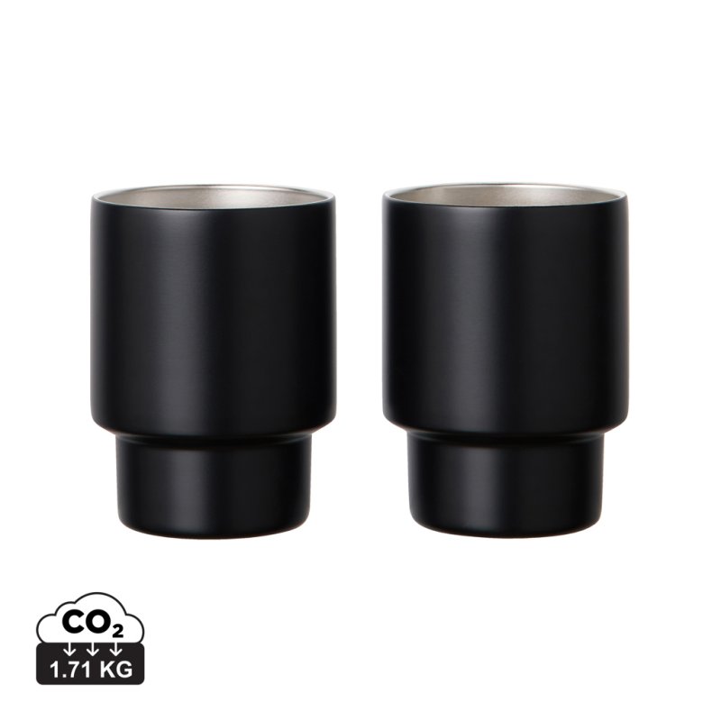 VINGA Set de 2 tasses en acier RCS Nagano