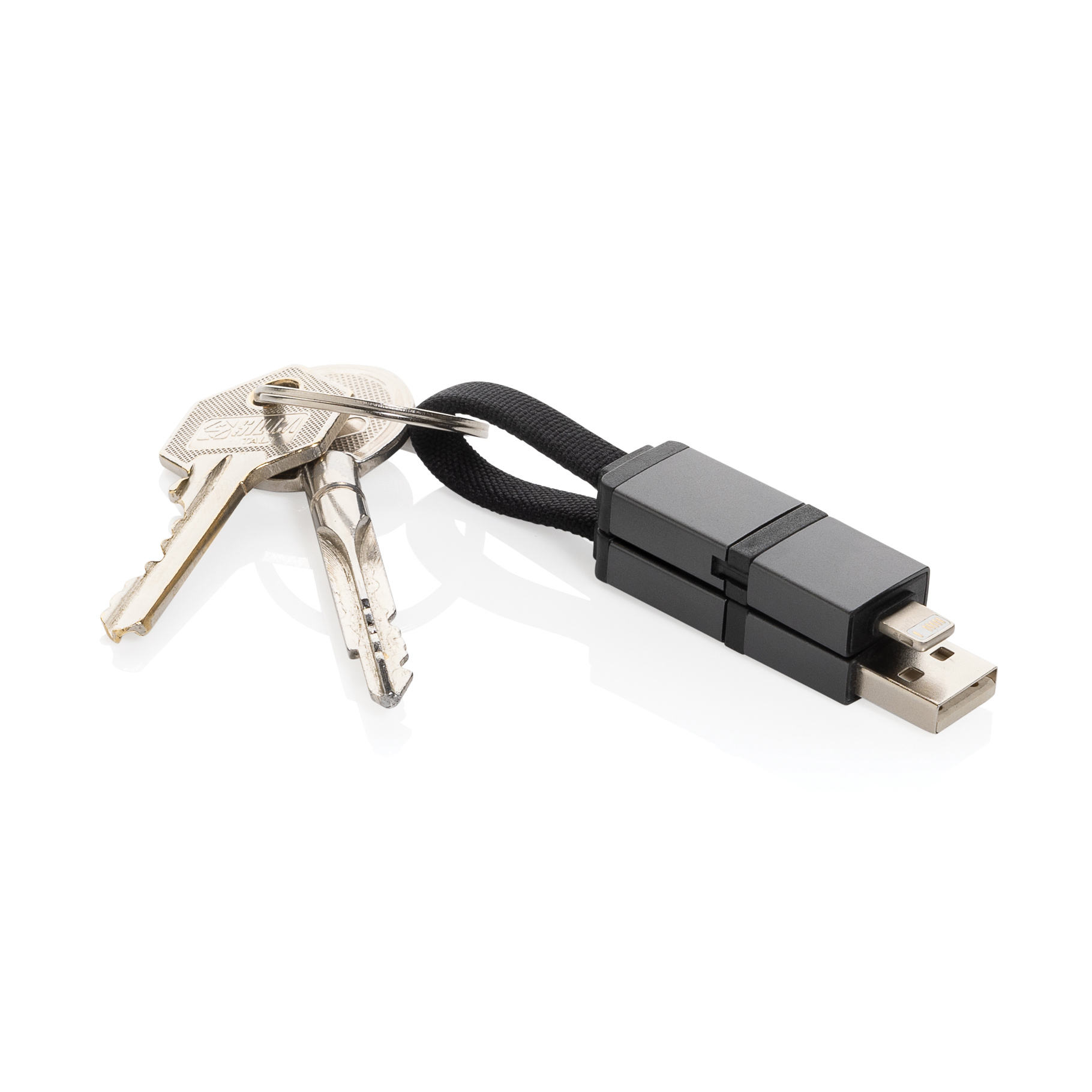Câble de charge rapide 4 en 1 60W en aluminium recyclé Terra