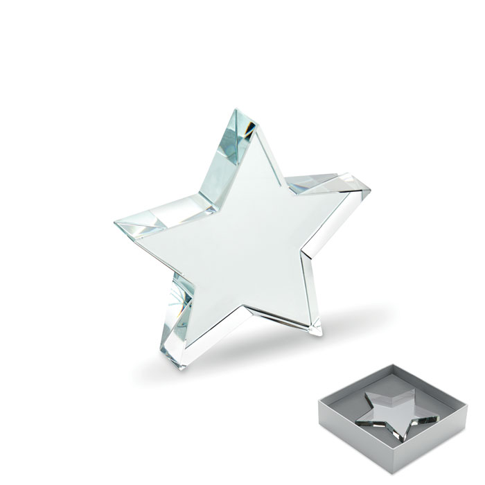 Trophée en verre Etoile STARWARD