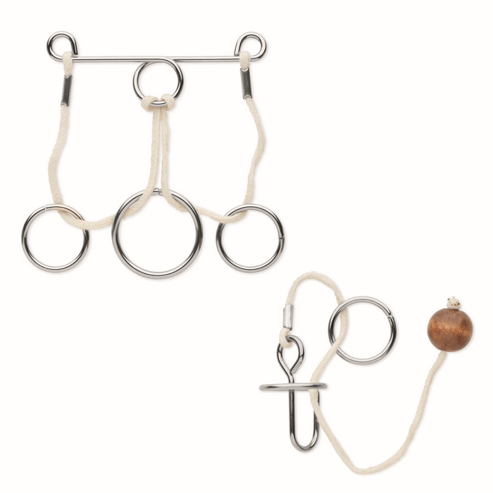 Jeu de 2 casse-tête en métal CONNECTION