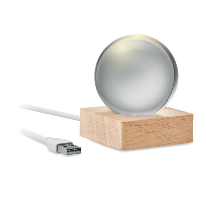 Sphère en verre LED LIGHT