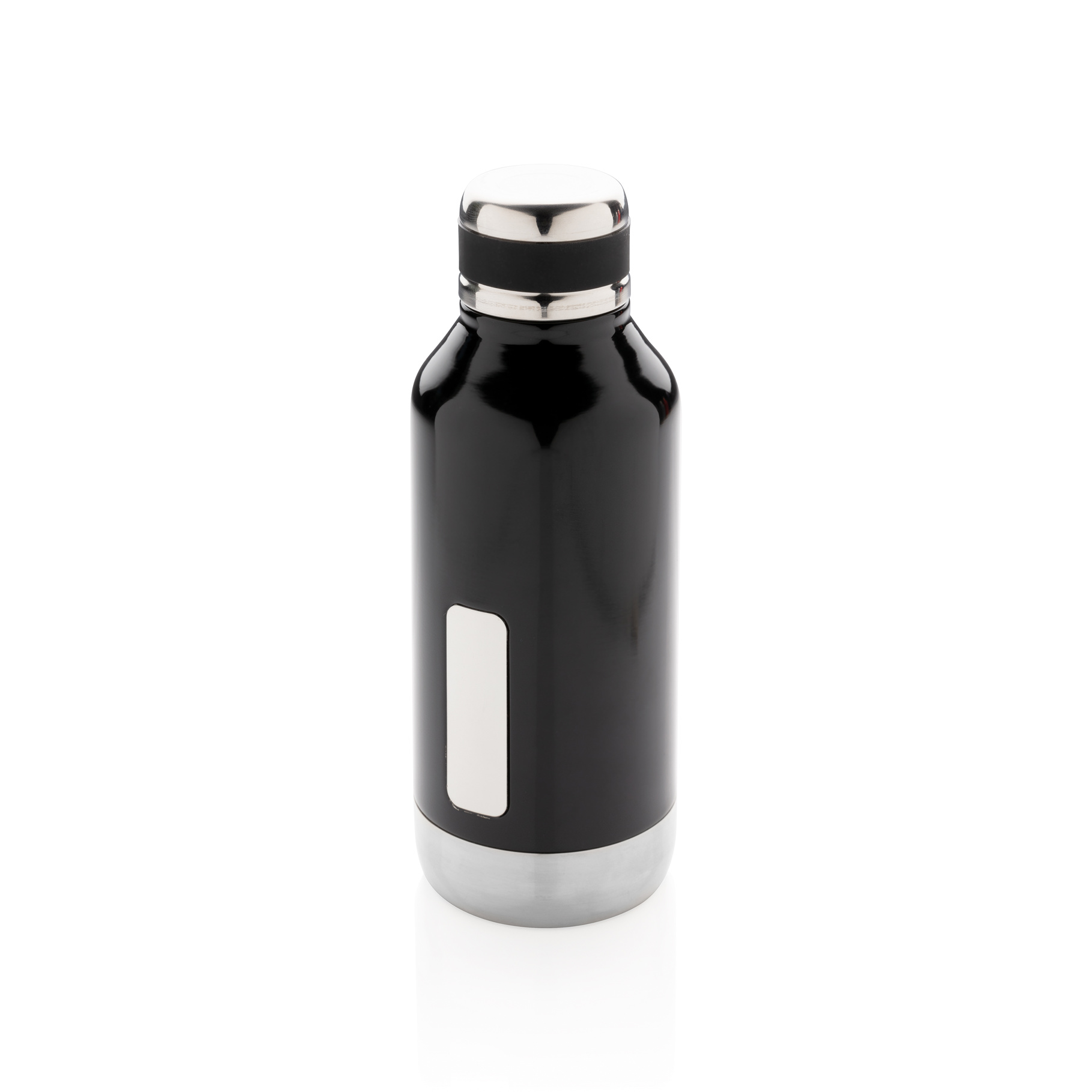 Bouteille étanche avec plaque