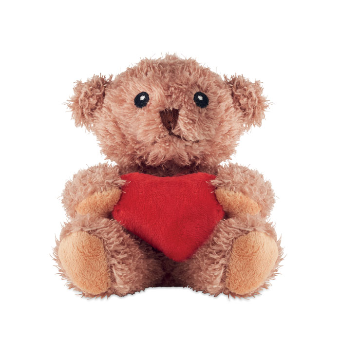 Petit ours peluche avec cœur CUDDLE