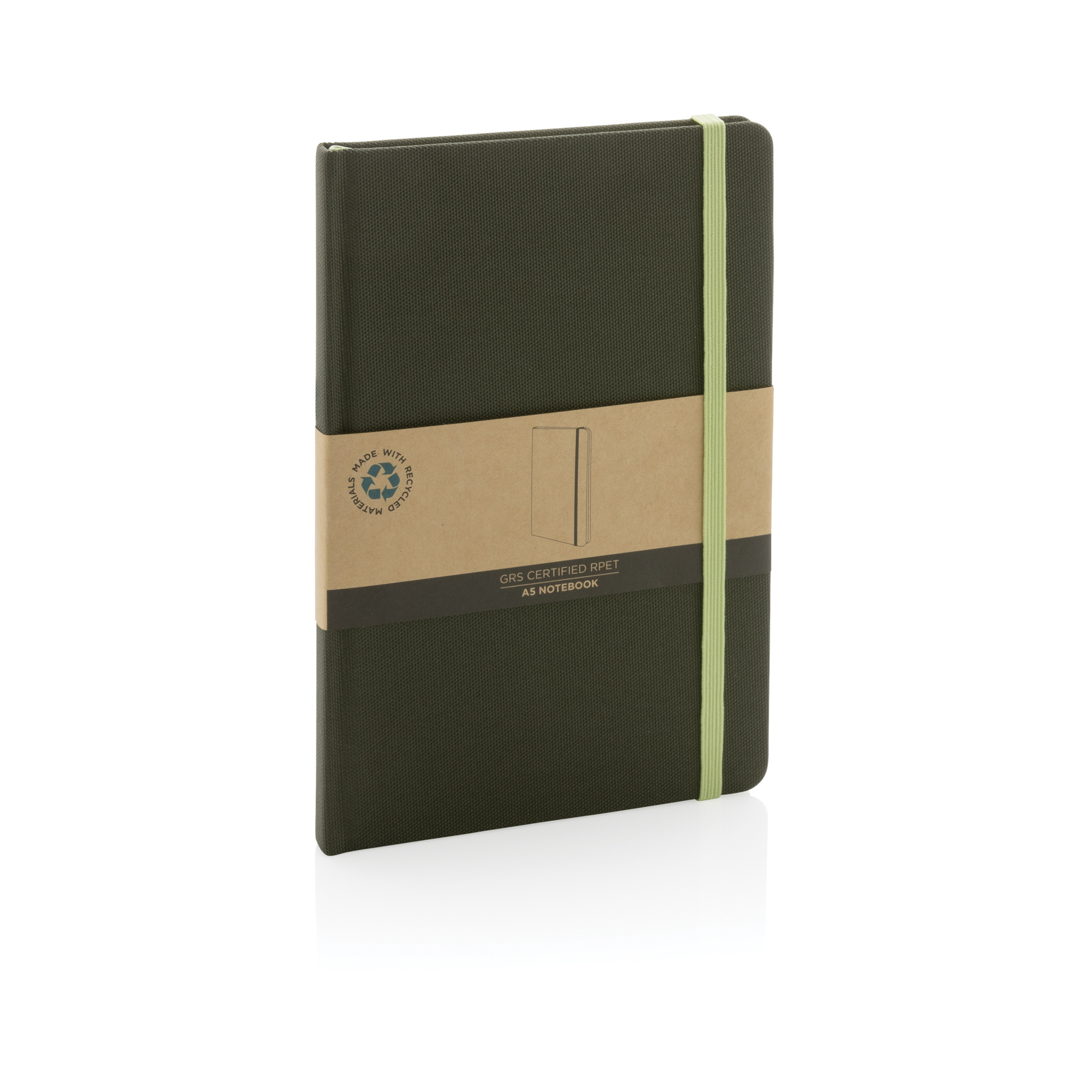 Carnet A5 en rPET certifié GRS