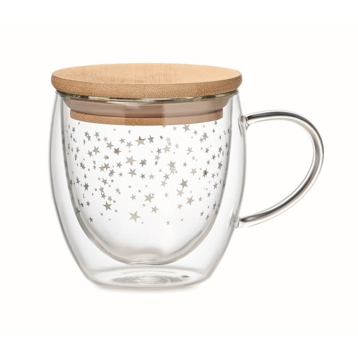 Tasse en verre double paroi en verre SION