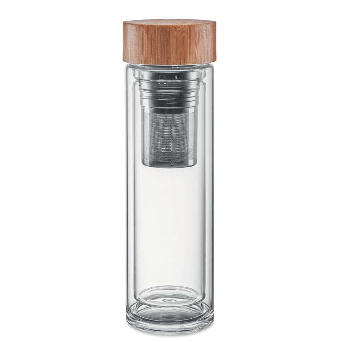Gourde double paroi verre BATUMI GLASS