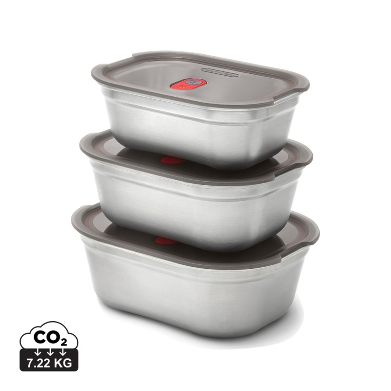 Set de boites repas x3 Petite, Moyenne, Grande Black+Blum
