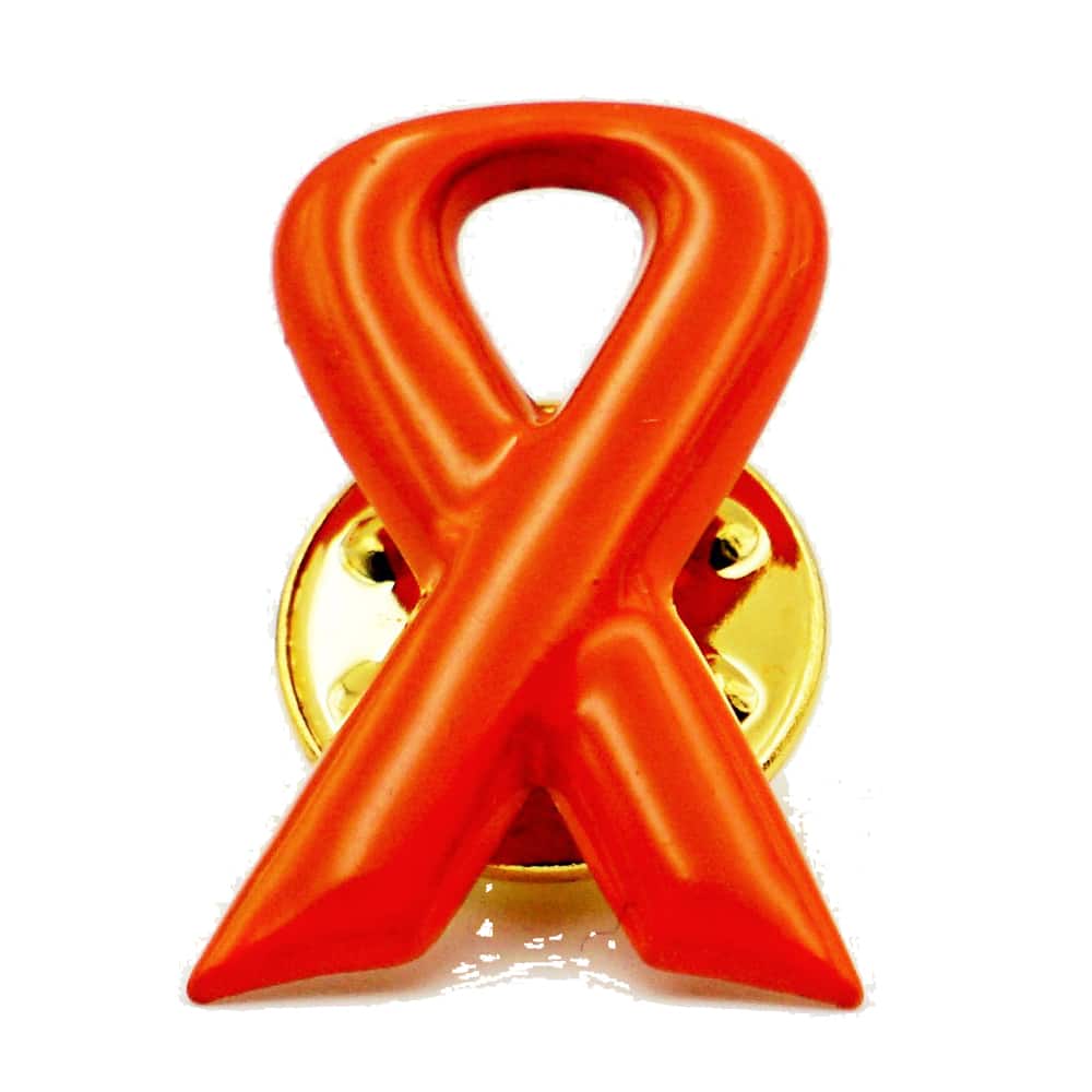 Pin's ruban rouge petit modèle