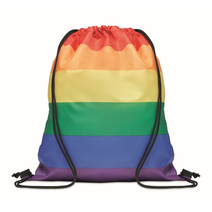 Sac à cordon arc-en-ciel  RPET BOW