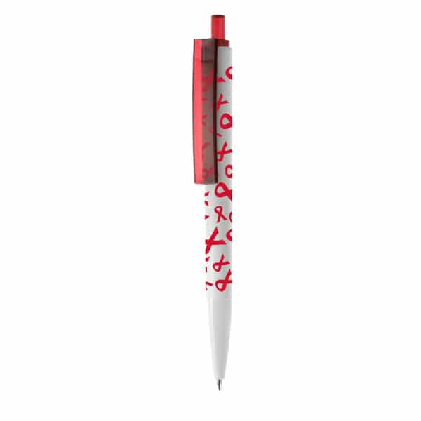 Stylo ruban rouge