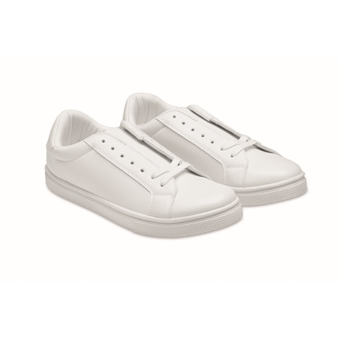Baskets en PU Taille 38 BLANCOS