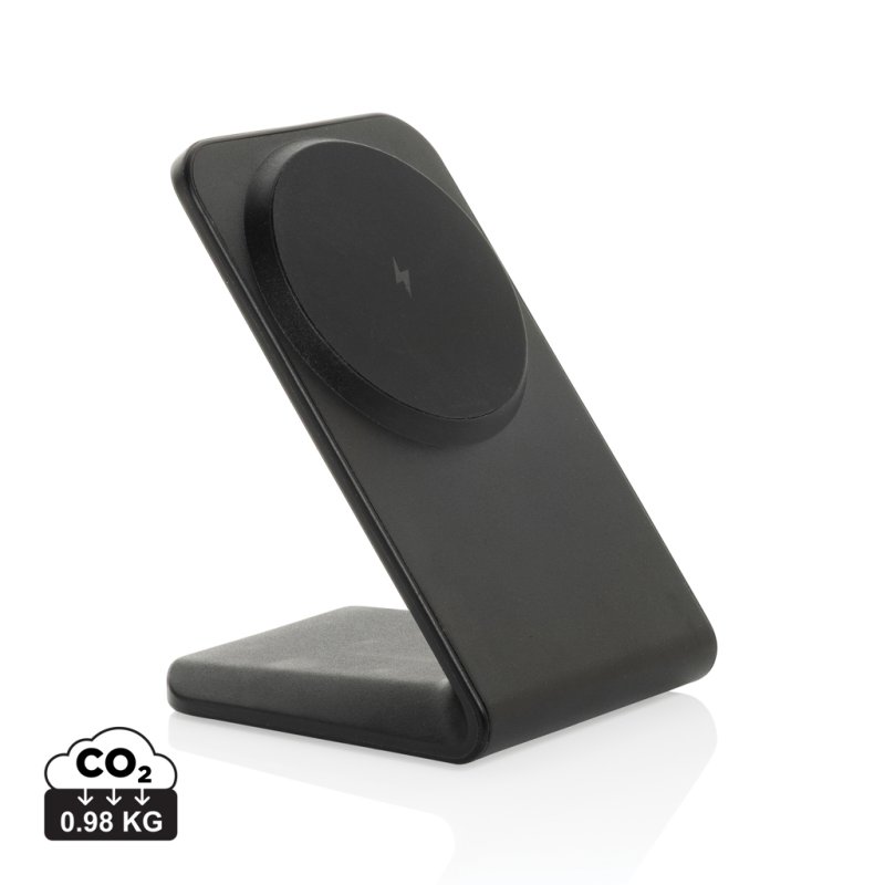 Chargeur magnétique 15W en plastique recyclé RCS VoltPerch