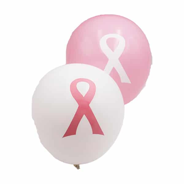 Ballon ruban rose