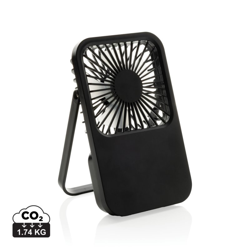 Ventilateur de bureau en plastique recyclé RCS Aervina